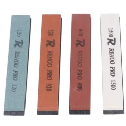 4 STK knivslipsten med fast vinkel bryne knivslipsats 120 320 600 1500 grus vattensten