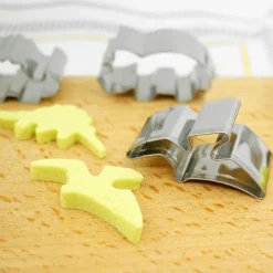 6 st/set dinosaurieform rostfritt stål kexform bakverktyg
