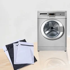 Tvättutrustning-4 st/set finmaskiga tvättpåsar för blus, strumpbyxor, underkläder, BH-underkläder