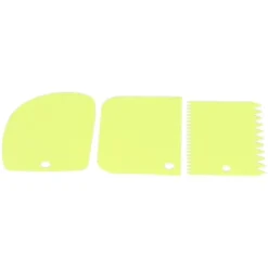 Köksskrapor-3 st/set kakkrämskrapa degpasty cutters skrapa köksverktyg gör-det-själv bakverktyg grön