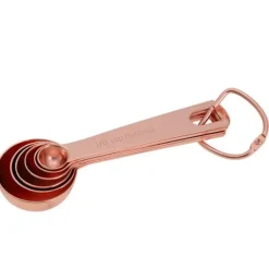 Mått & Måttskedar-6 st/set rostfritt stål mätskedar torra och flytande ingredienser matlagning bakverktyg