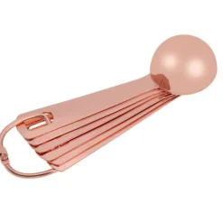 Mått & Måttskedar-6 st/set rostfritt stål mätskedar torra och flytande ingredienser matlagning bakverktyg