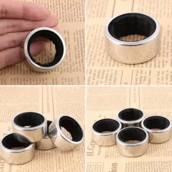 4 stycken dropprings i rostfritt stål, återanvändbar vinflaska, läckagesäker hällanordning, vintillbehör, bar, restaurang, hem