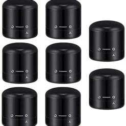 8 stycken vinflaskpropp Återanvändbar vinförslutare Twist för försegling av vinöl Champagne kompakt vinpropp