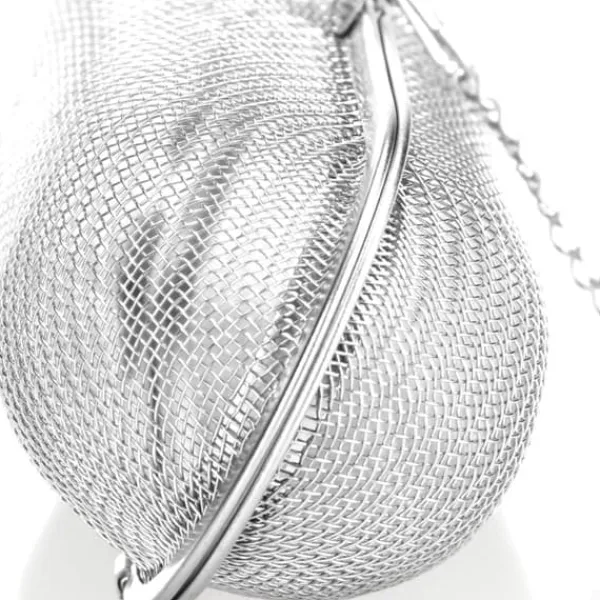 2 tefilter av 304 rostfritt stål, diskmaskinssäker, 11 cm tekanna