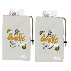 Matförvaringspåsar-2 vitlökspåsar 20 x 32 cm