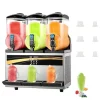 3 x 15L 800W slushmaskin, fryst dryckesmaskin med intelligent kontrollpanel, effektiv kylning, robust och hållbar