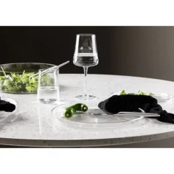 Tallrikar & Bordsserviser-2 x Shine tallrik glas klar.