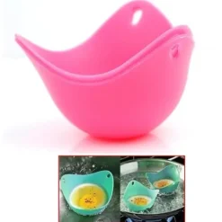 2 x Silikon Silikon Ägg Poacher Pochering Chook Värmesäkra Pods Twin Pack Köksredskap Kökstillbehör