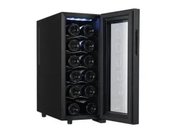 Adler AD 8083, Termoelektrisk vinkyl, Fristående, 12 flaska/flaskor, 50 W, G, Svart