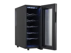 Adler AD 8083, Termoelektrisk vinkyl, Fristående, 12 flaska/flaskor, 50 W, G, Svart