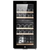 Vinkylar-Adler AD 8080, Vinkylare med kompressor, Fristående, 24 flaska/flaskor, G, Inbyggd lampa, Svart