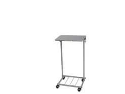 Affaldsstativ 100 ltr med Låg Sølvfarvet,stk