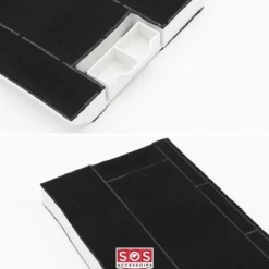 Siemens Köksfläktar-Aktivt kolfilter för huv 7414111 - LZ45500 - 00434229 3BT769X01 3BT769X02 3BT7