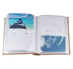 Förvaring Av Fotografier-Album B 10x15/200M Canvas, rosa