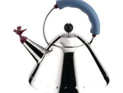 Alessi 9093, 2 l, Rostfritt stål, Blå, Rostfritt stål, Polyamid, Induktion