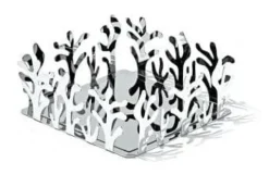 Alessi ESI18, Torg, Rostfritt stål, Rostfritt stål, 205 mm, 205 mm, 83 mm