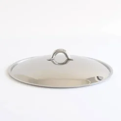 Skållock-Alessi SG200/28 - KVM SWITCH - Mami Cover i 18/10 rostfritt stål Silver, Ø 28 cm