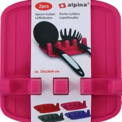 Alpina - Spoon holder / kitchen utensil holder 2 pcs (pink)