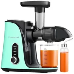 AMZCHEF GM3001-GN sakta juicepress (grön)