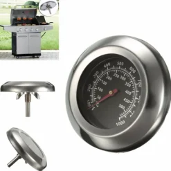 Analog Termometer för Grillning - Rostfritt stål