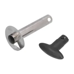 Pressar-Ananas Cutter Plast Rostfritt stål Ergonomiskt handtag Lätt att använda Ananas Corer Köksverktyg