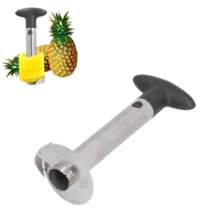 Pressar-Ananas Cutter Plast Rostfritt stål Ergonomiskt handtag Lätt att använda Ananas Corer Köksverktyg