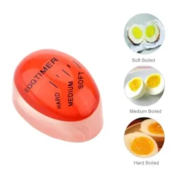 Anself Mini Portable Egg Timer med kokt kalibrering Mjuk Medium Hård Bekvämt byte av färg Countdown Timer Mate
