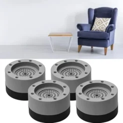 Antivibrationsskyddssats för tvättmaskin och torktumlare och kylbas