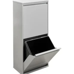 Källsorteringskärl-ARREGUI Basic CR402-B Återvinningsbehållare Kök 3 Fack 11 11 23 L 45 L Sopsorteringskärl 3 Förvaringar Möbel