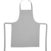 Atmosphera Köksförkläde i bomull för dam, 60 x 80 cm, ljusgrå
