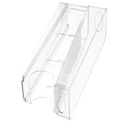 Automatisk dubbellagers transparent läskburkorganisator för kylskåp
