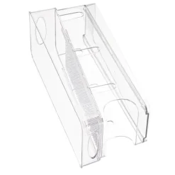 Automatisk dubbellagers transparent läskburkorganisator för kylskåp