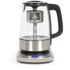 Automatisk vattenkokare - LIVOO - DOD209 - 2200 W - 1,7 L - 3 förinställda brygglägen - Glas / Rostfritt stål