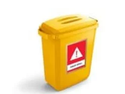 Soptunnor & Papperskorgar-Avfallshantering DURABIN 60L gul