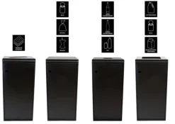 Källsorteringskärl-Avfallshantering NORDEX 125L utan hål