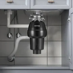 Avfallskvarnar-Avfallskvarn, 18.5x18.5x37 cm, rostfritt stål