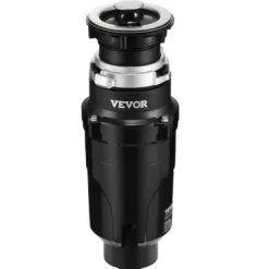 Avfallskvarn, 15x15x33,5 cm, Rostfritt stål