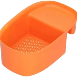 Diskhokorgar-Avloppsställ för diskho Multifunktionell frukt- och grönsaksavrinning Restfilter för kök Orange
