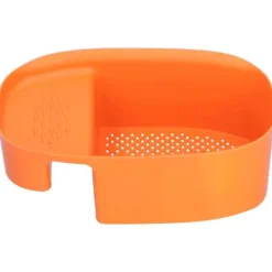 Diskhokorgar-Avloppsställ för diskho Multifunktionell frukt- och grönsaksavrinning Restfilter för kök Orange