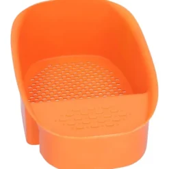Diskhokorgar-Avloppsställ för diskho Multifunktionell frukt- och grönsaksavrinning Restfilter för kök Orange