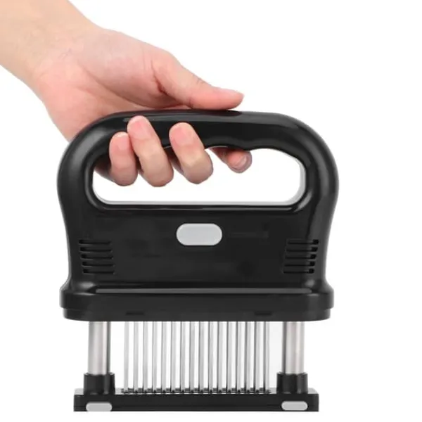 Avtagbar Köttmörningsverktyg med 48 Nålar Kötthammare för Kyckling Fläsk Biff Nötkött