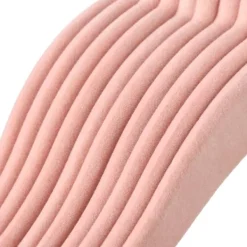 Babyhängare, Förpackning med 50 sammetshängare för barn med krokar i roséguld, halkfria barnhängare för kläder i garderoben, baby- eller barnjackor, | CDON