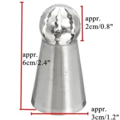 Bakform - Blomma - 3 stycken - Tårtdekoration - Kök - Grädde