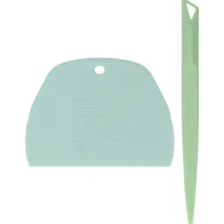 Bakning Frigöringskniv Plast degskrapa Kaka Bakverktyg för att göra bröd pizzakaka grön