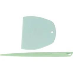 Bakning Frigöringskniv Plast degskrapa Kaka Bakverktyg för att göra bröd pizzakaka grön