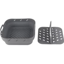 Bakpanna i silikon med matta för Square Air Fryer