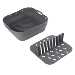 Bakpanna i silikon med matta för Square Air Fryer