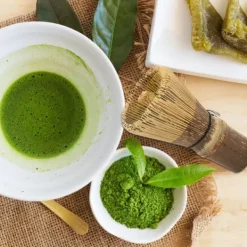 Bambu japansk stil Matcha te vispborste tetillbehör för Matcha tebryggning Bambu 100 stift