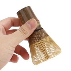 Bambu japansk stil Matcha te vispborste tetillbehör för Matcha tebryggning Bambu 100 stift